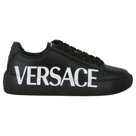 basket versace femme noire|Versace Baskets Barocco Greca .